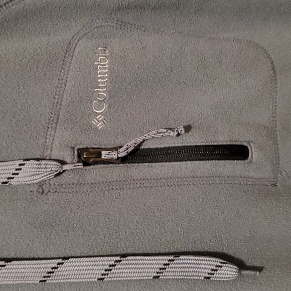 Columbia Men's Fleece Hoodie - Gray - Medium - Picture 2 of 4